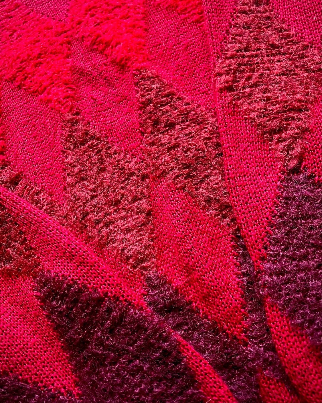 Italian Mohair Old Argyle Knit Sweater 상품이미지9