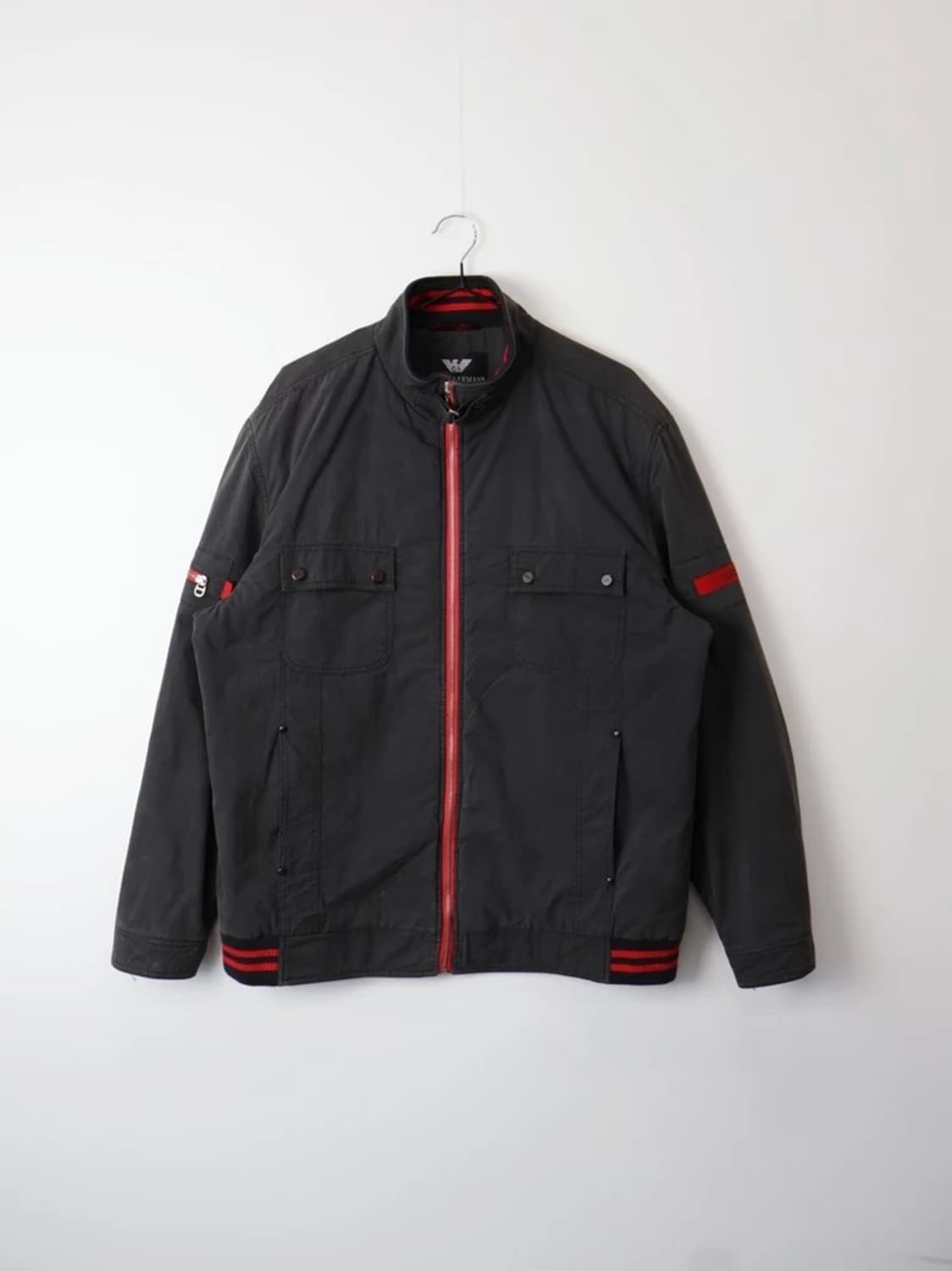 00's Giorgio Armani Black Zip Jacket 상품이미지5