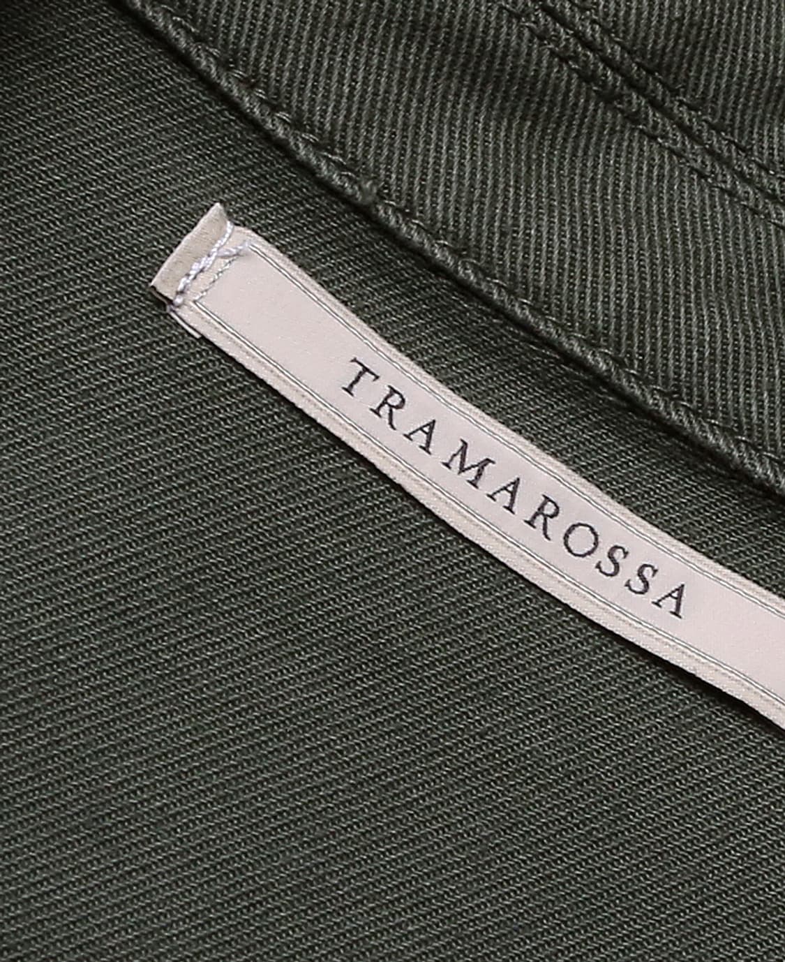 트라마로사 [Tramarossa] 올리브 그린 데님 이태리 벨티드 자켓 상품이미지8