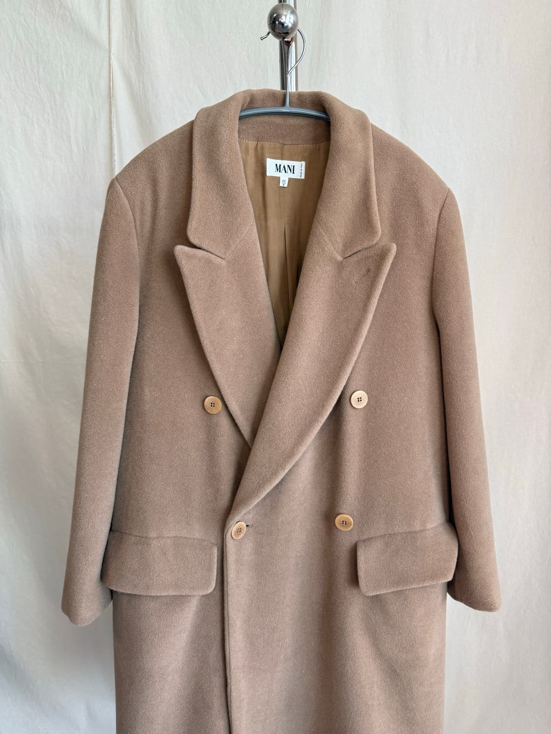 MANI by Emporio Armani 롱 더블 코트 (Italy) 상품이미지6