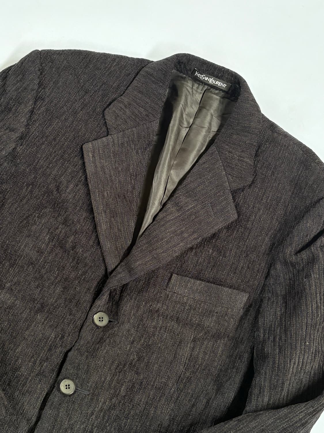 90’s 입생로랑 코듀로이 빈티지 블레이저 자켓 상품이미지1