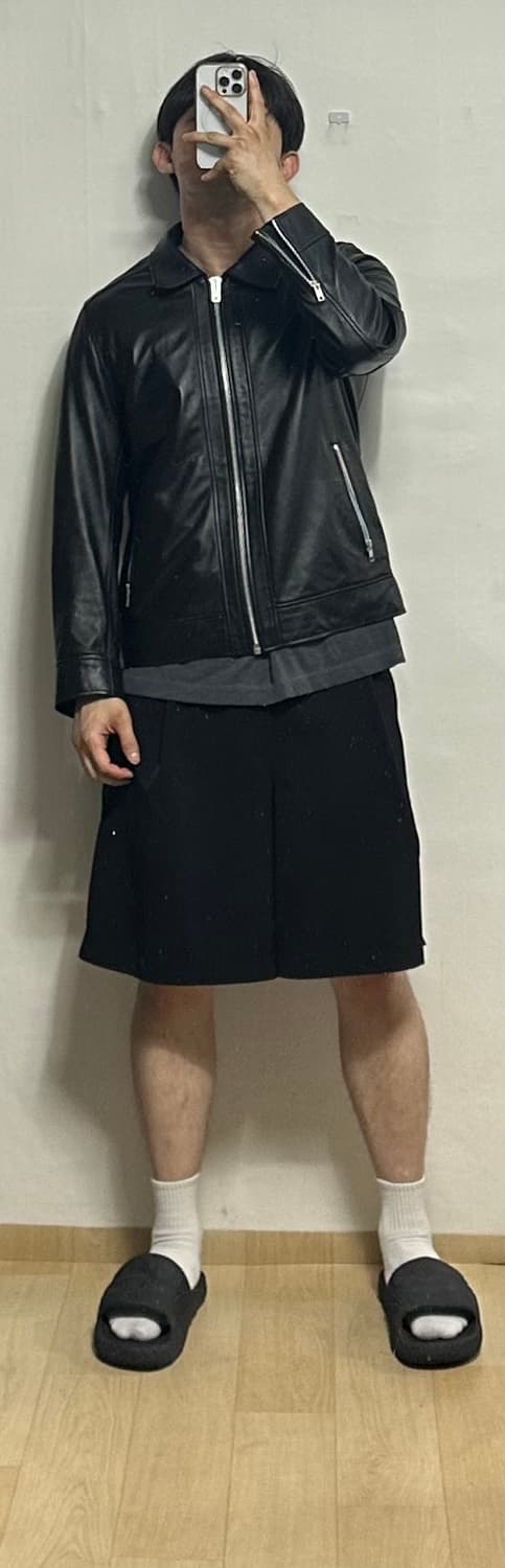 스페로네 램스킨 싱글 라이더자켓 상품이미지5