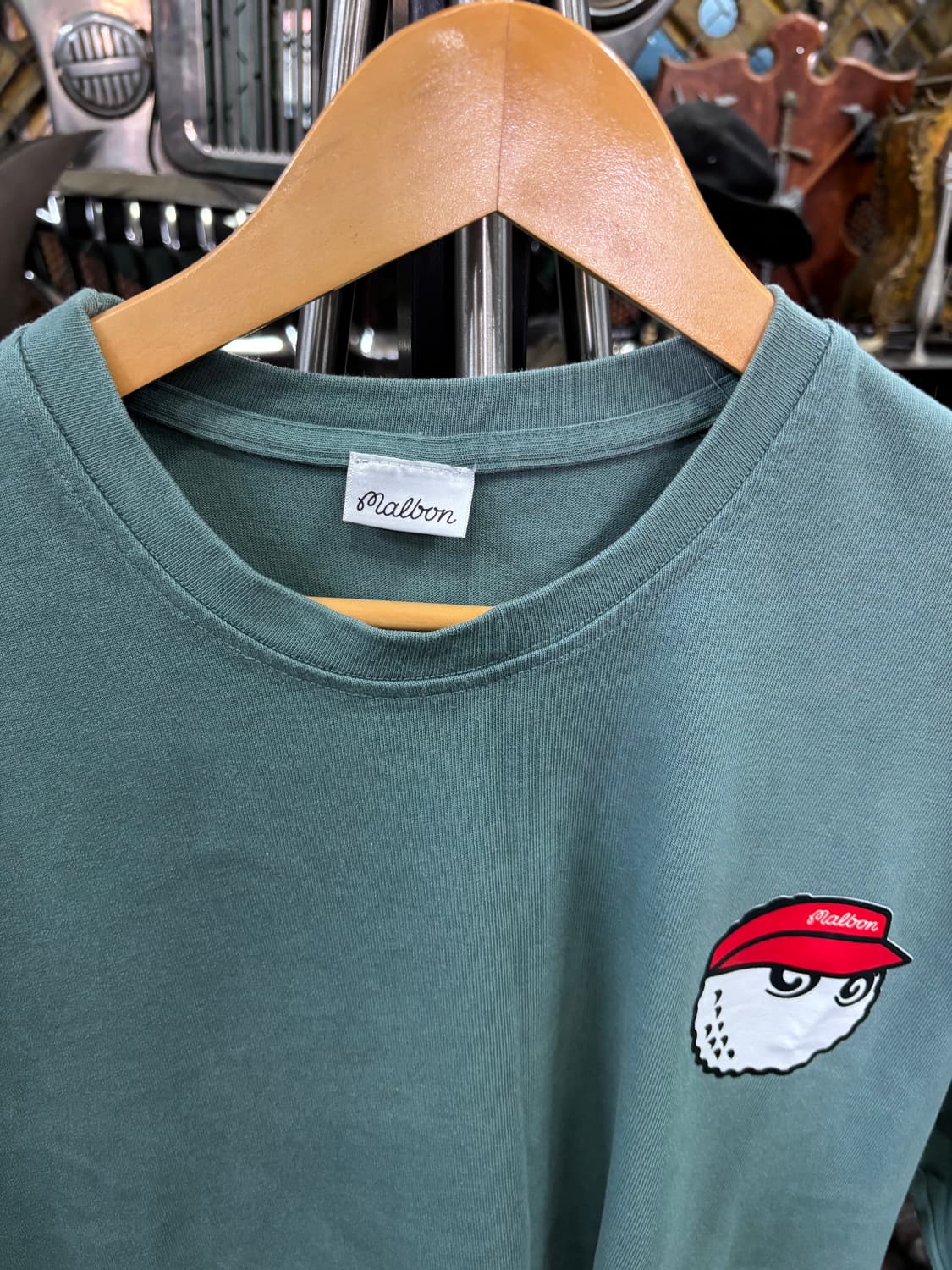 말본 골프(Malbon Golf)버킷 자수 라운드 반팔 티셔츠 상품이미지2