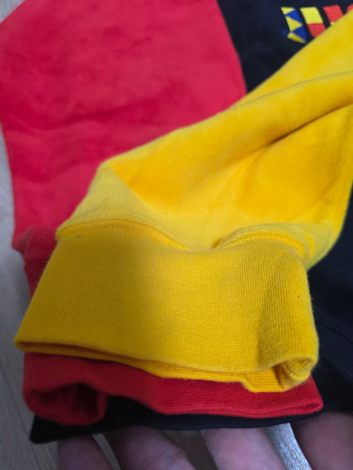 나이키 아카이브 1993 리이슈 컬러블럭 쿼터집업 플리스 XL 상품이미지5