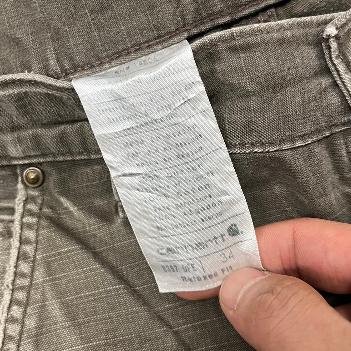 Carhartt 카고 반바지 (34“) 상품이미지5