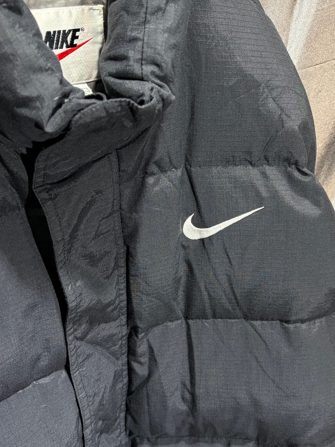L 나이키 00s 스우시 뉴챔프 블랙 패딩 상품이미지5