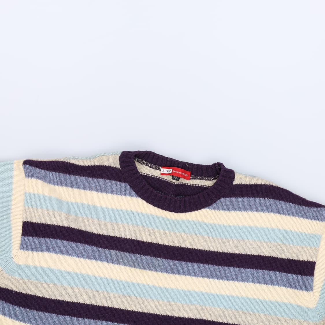 [105] 에드윈 스트라이프 울니트 0105H1 상품이미지4