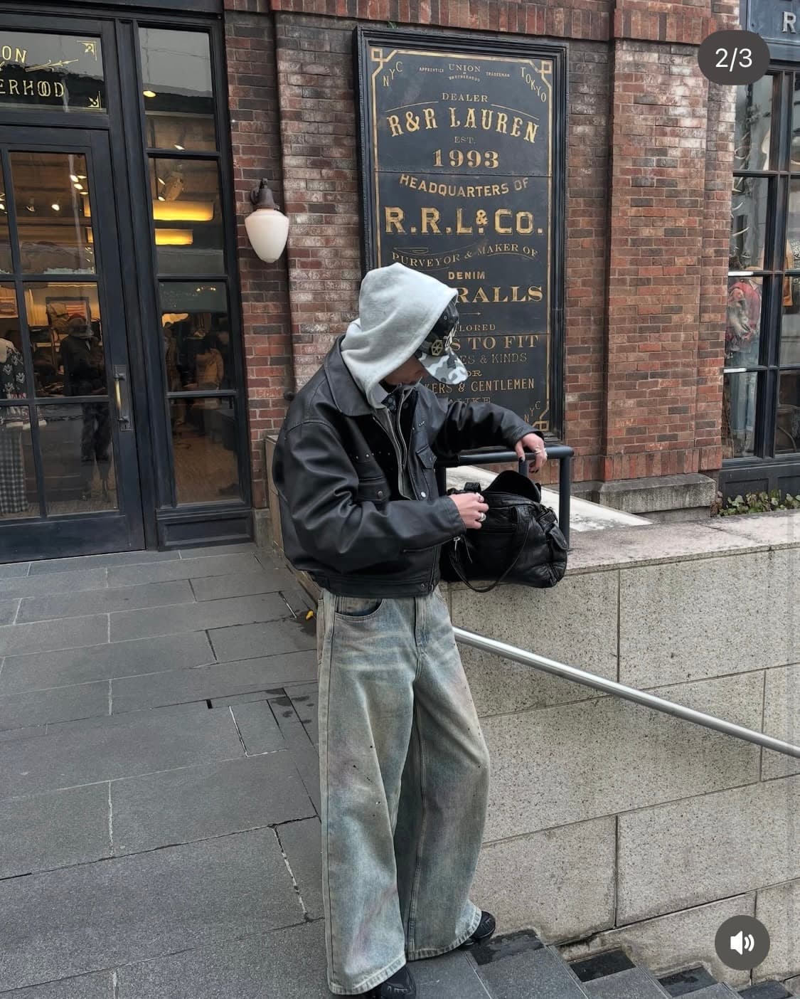 (JHYQ X Menes Tokyo) Dirty  Bagg jeans 상품이미지2