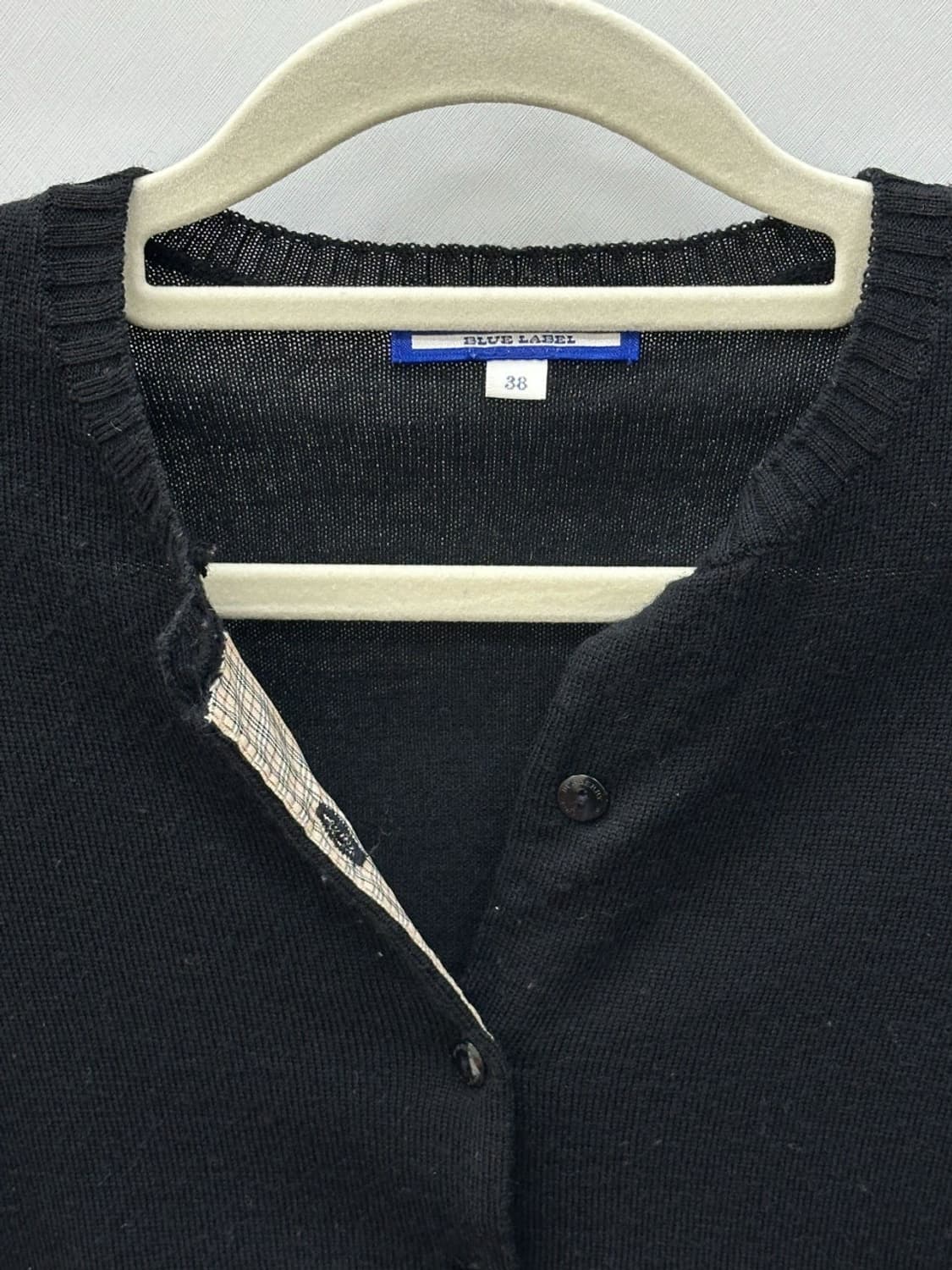 burberry / 버버리 블랙 울 니트+가디건 세트  상품이미지7