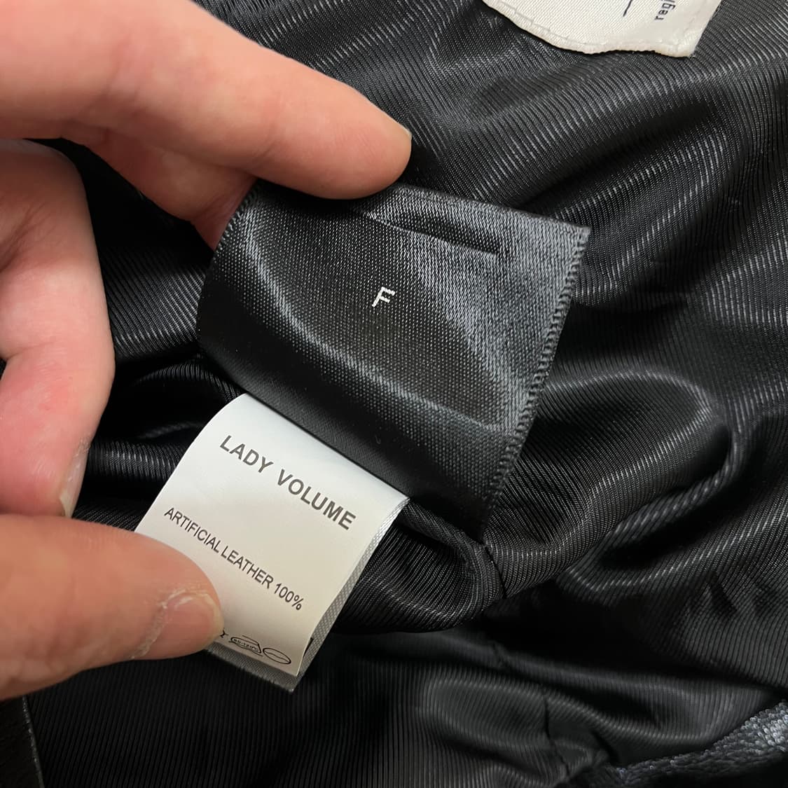 레이디볼륨 레더 가죽 자켓 FREE 상품이미지8