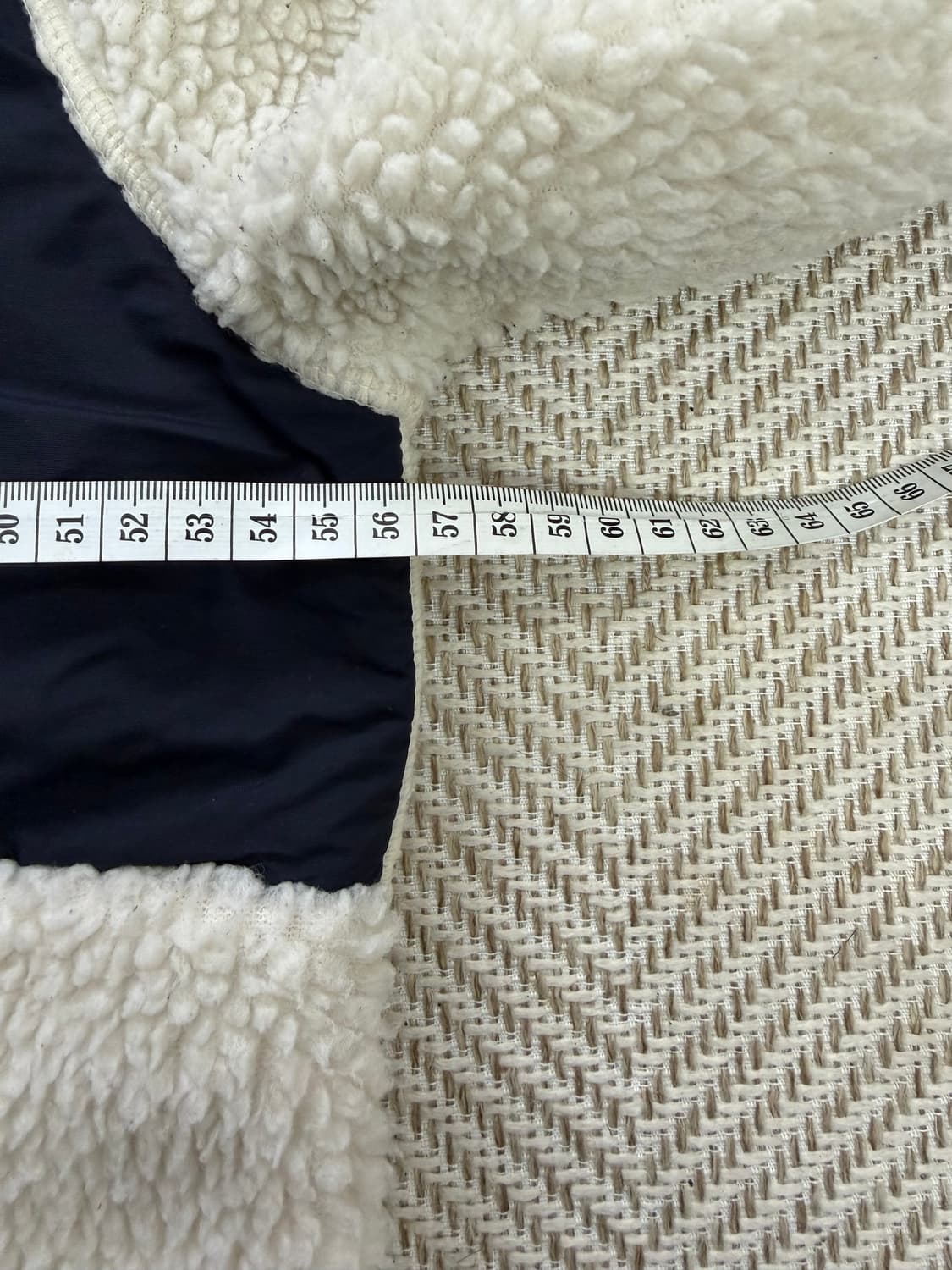 정품) 노스페이스 남성 뽀글이 플리스 아이보리 L 상품이미지8