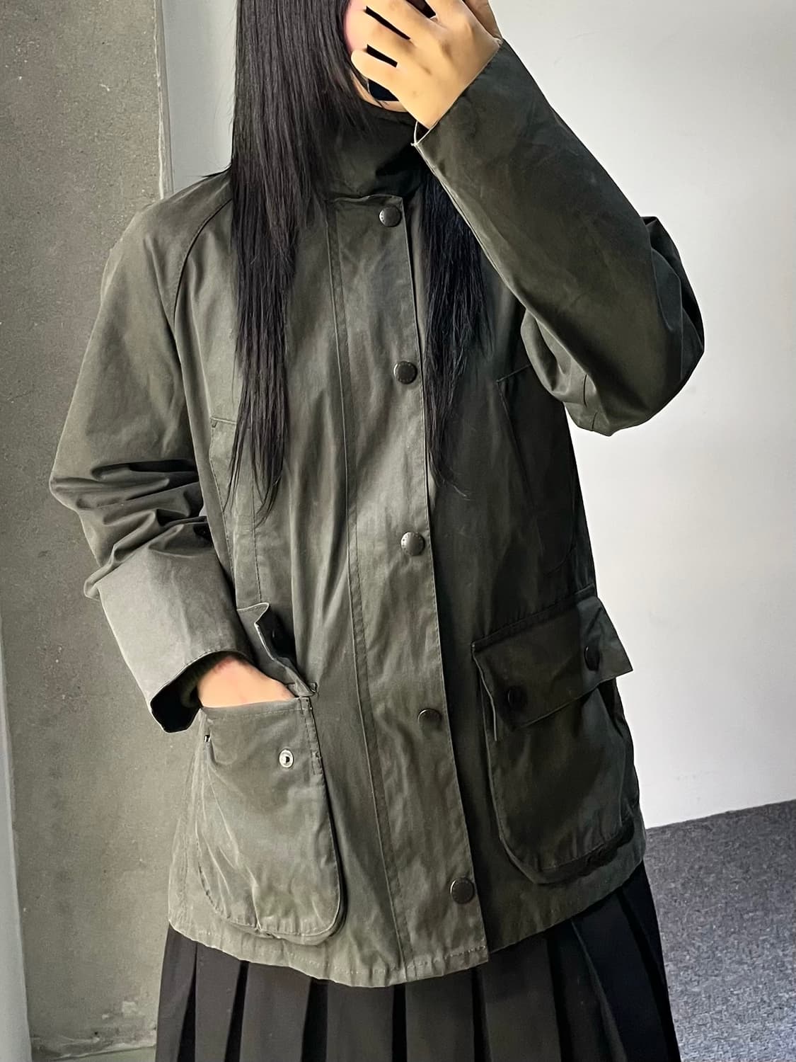 바버 Bedale 왁스 자켓 상품이미지2