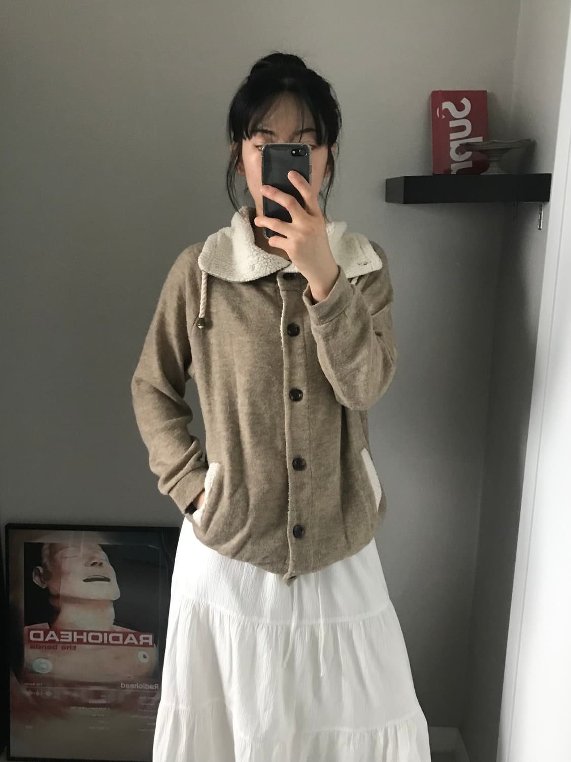 일본 JPN 빈티지 쉐르파 버튼 집업 상품이미지1