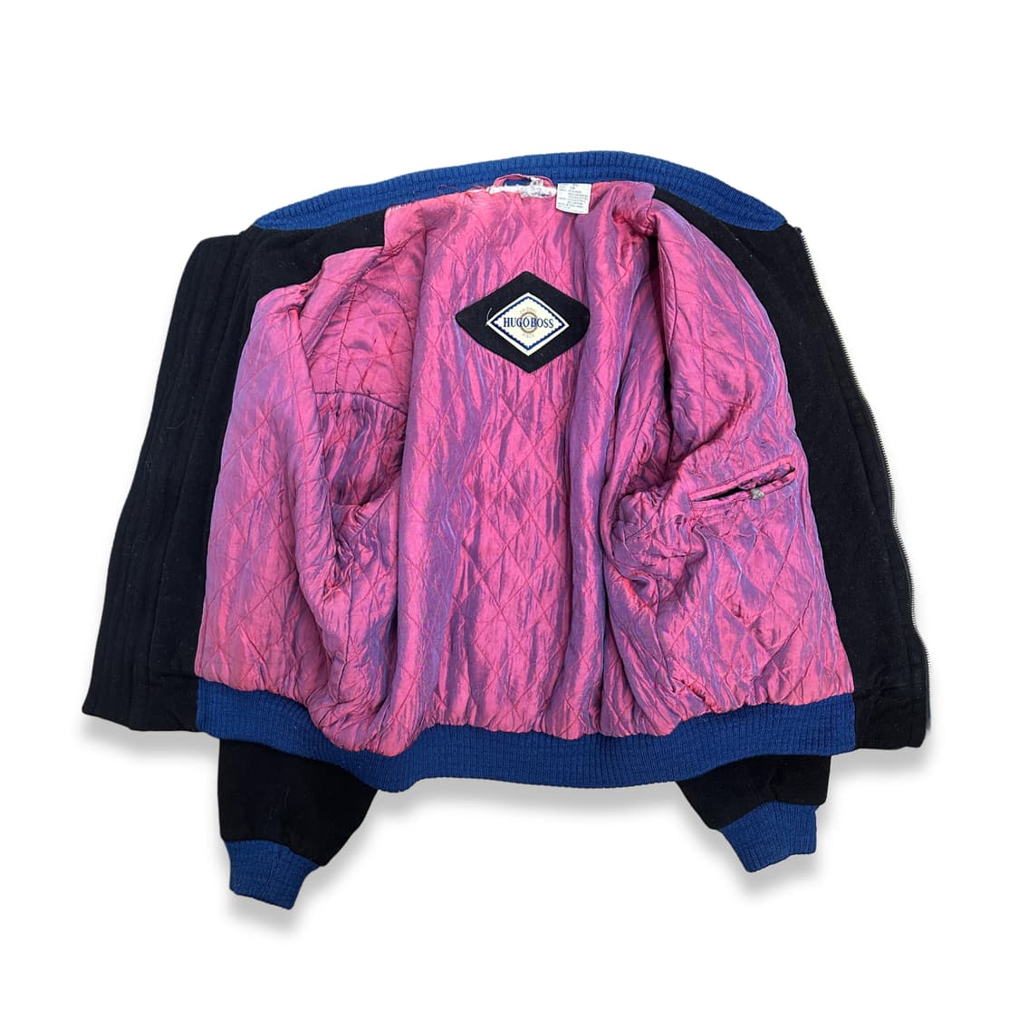 80s HUGO BOSS 울 캐시미어 봄버 자켓 48 상품이미지3