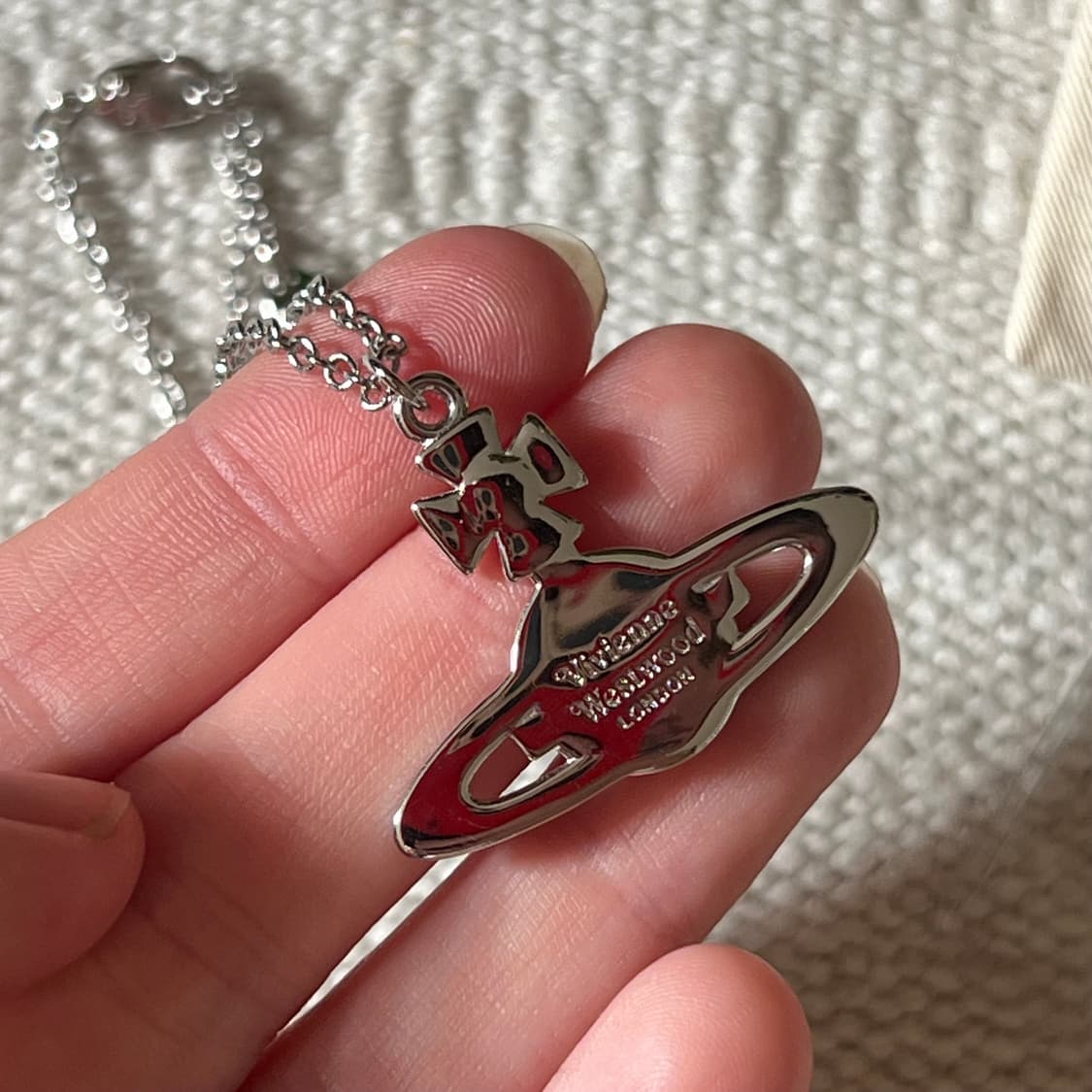 비비안웨스트우드 키카 펜던트 목걸이 (퍼플 큐빅) 상품이미지7