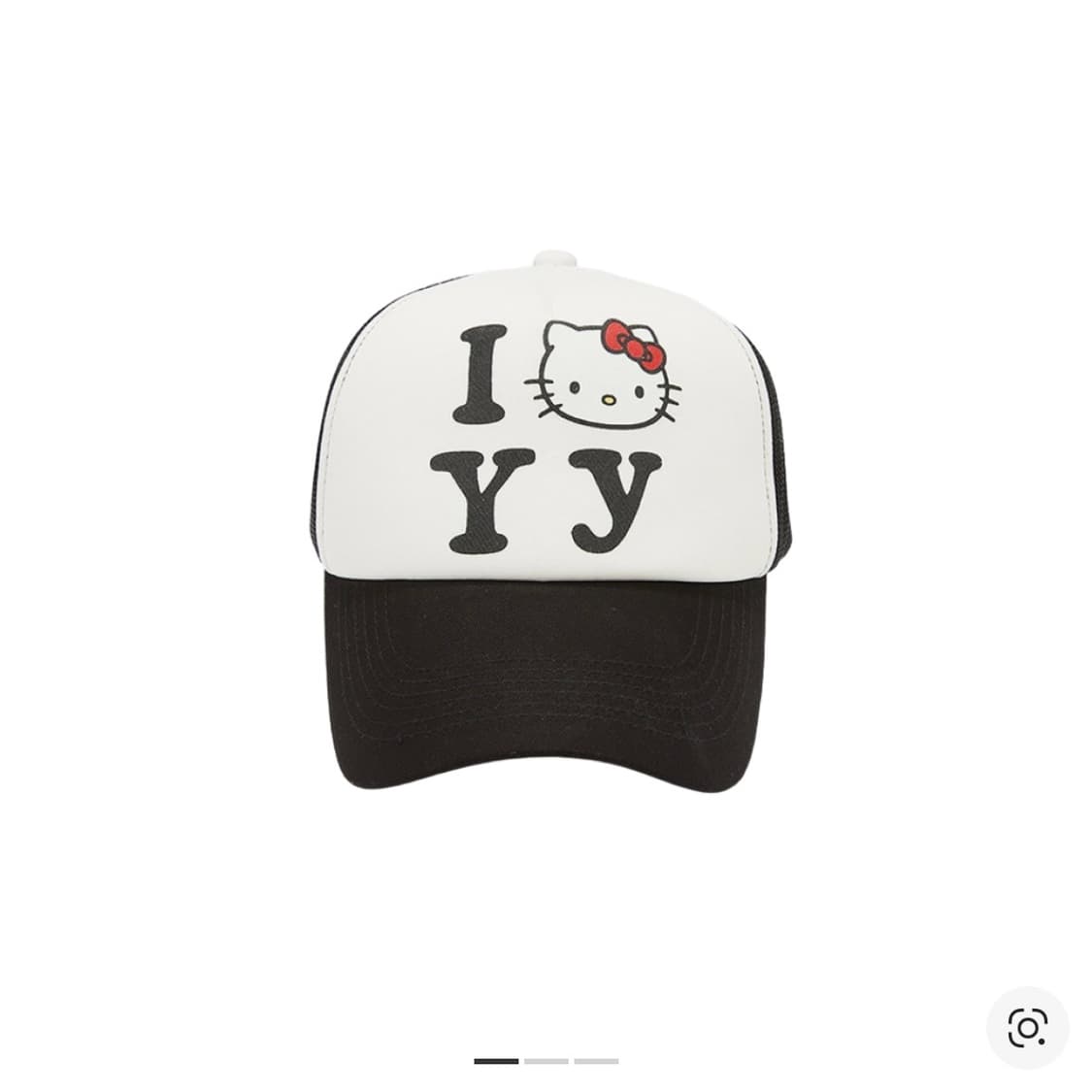 오픈 Yy x 헬로키티 트러커캡 블랙 상품이미지1