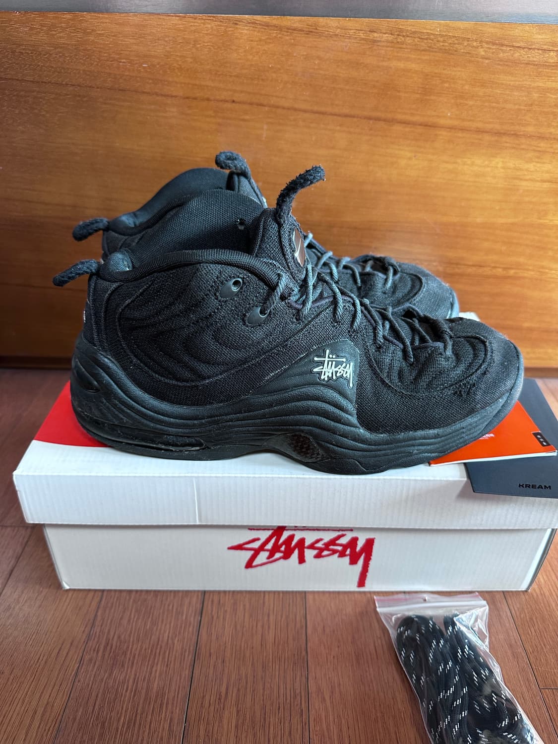 [280] 나이키 스투시 에어페니2 블랙 상품이미지1