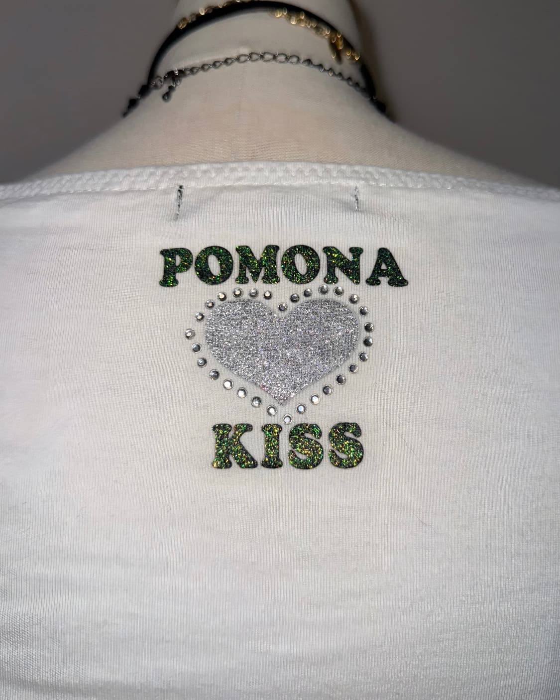Pomona Kiss 키치 갸루 레터링탑 상품이미지7