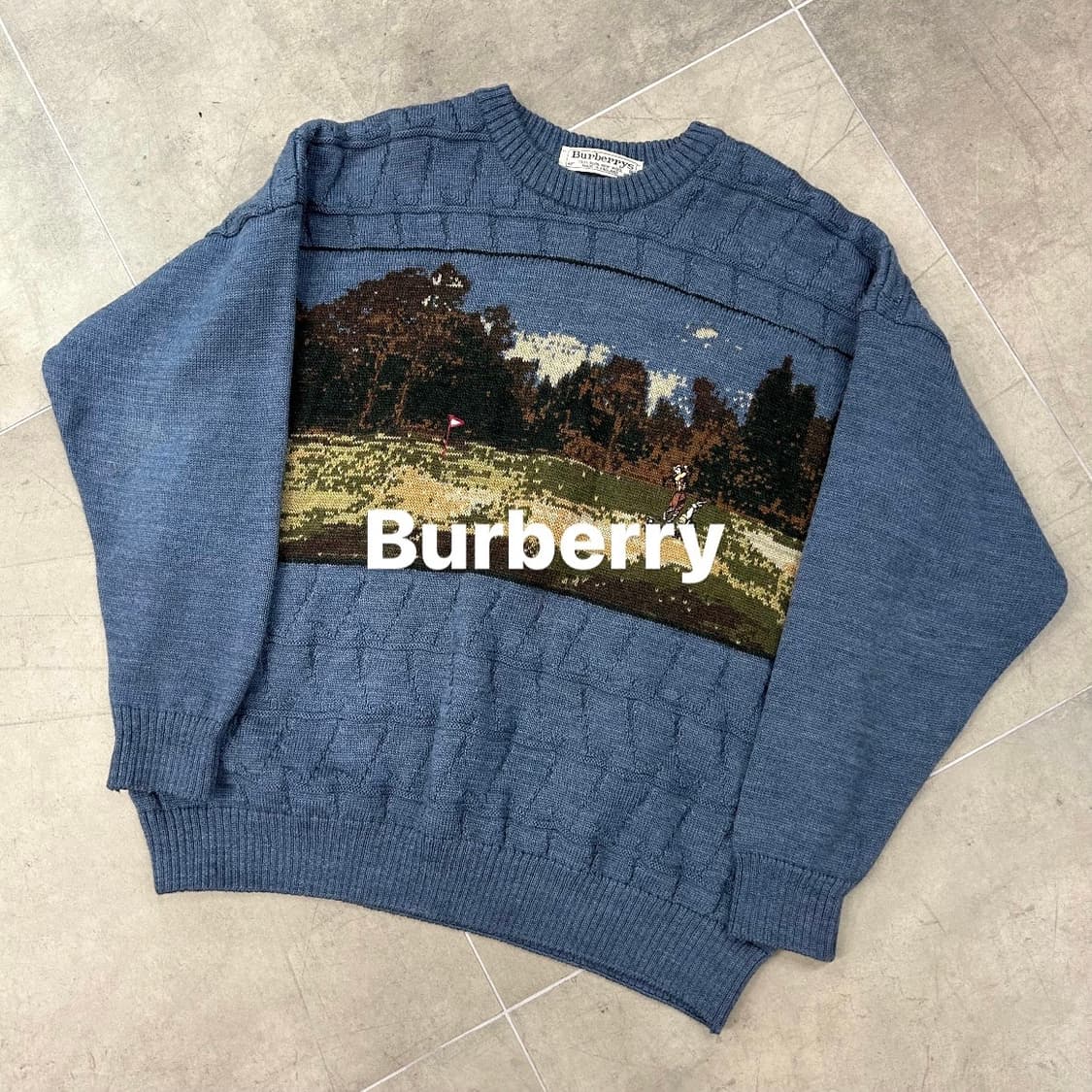 버버리 골프 울 니트 상품이미지1