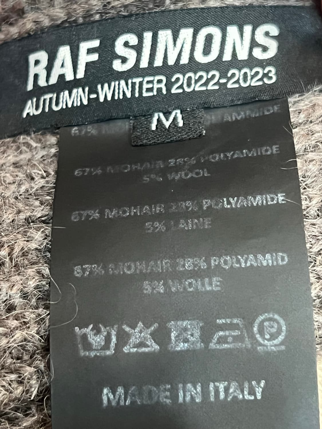 M ) 라프시몬스 모헤어 장갑 상품이미지3