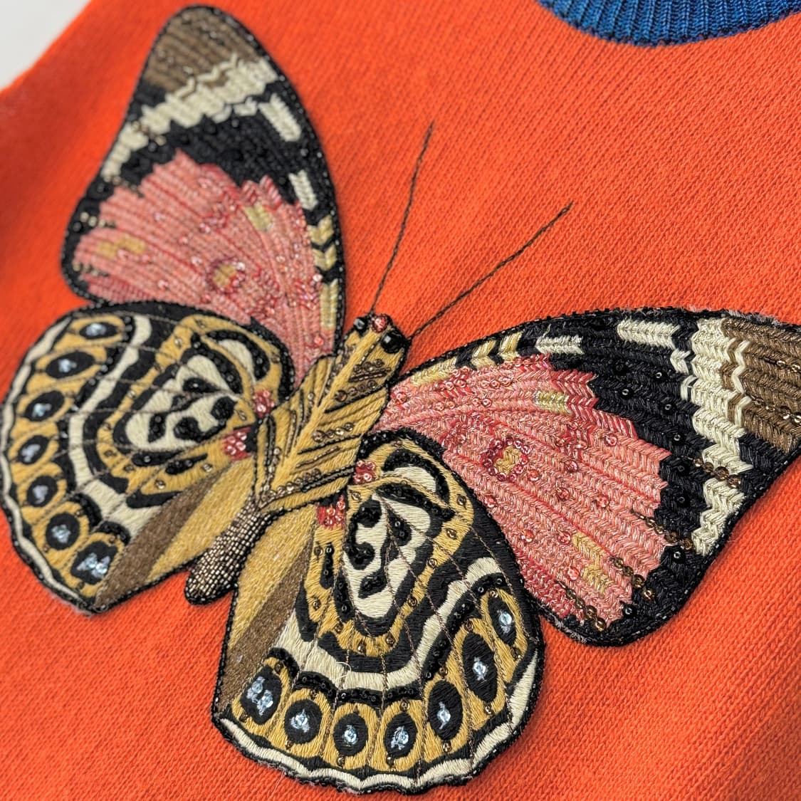 구찌 나비 비즈 자수 니트 베스트 상품이미지3