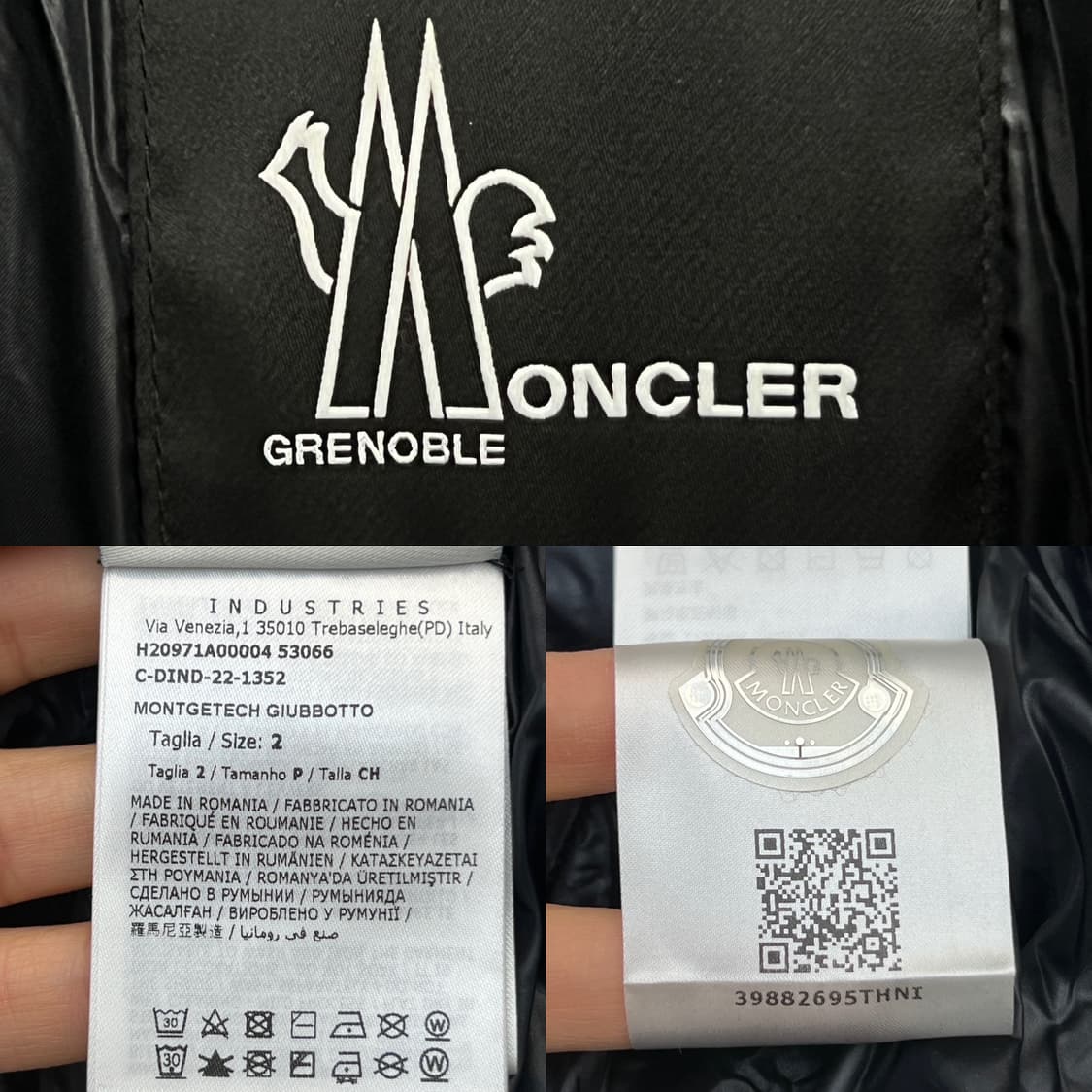 몽클레어 22FW 그래노블 몽제테크 베이지 패딩 자켓 상품이미지8