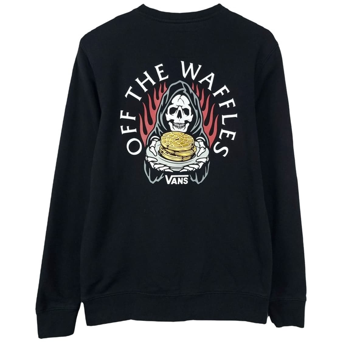 [반스] 스컬 해골 그래픽 프린팅 맨투맨 블랙 M18730 상품이미지3