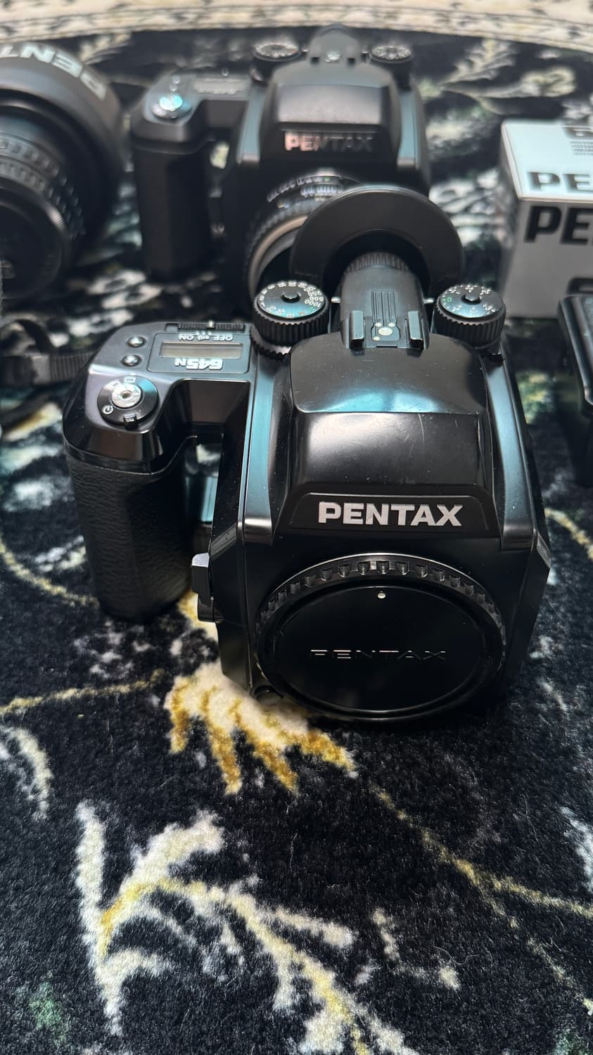 펜탁스 645n ,645n2, 렌즈,필름백 일괄판매합니다. 상품이미지3