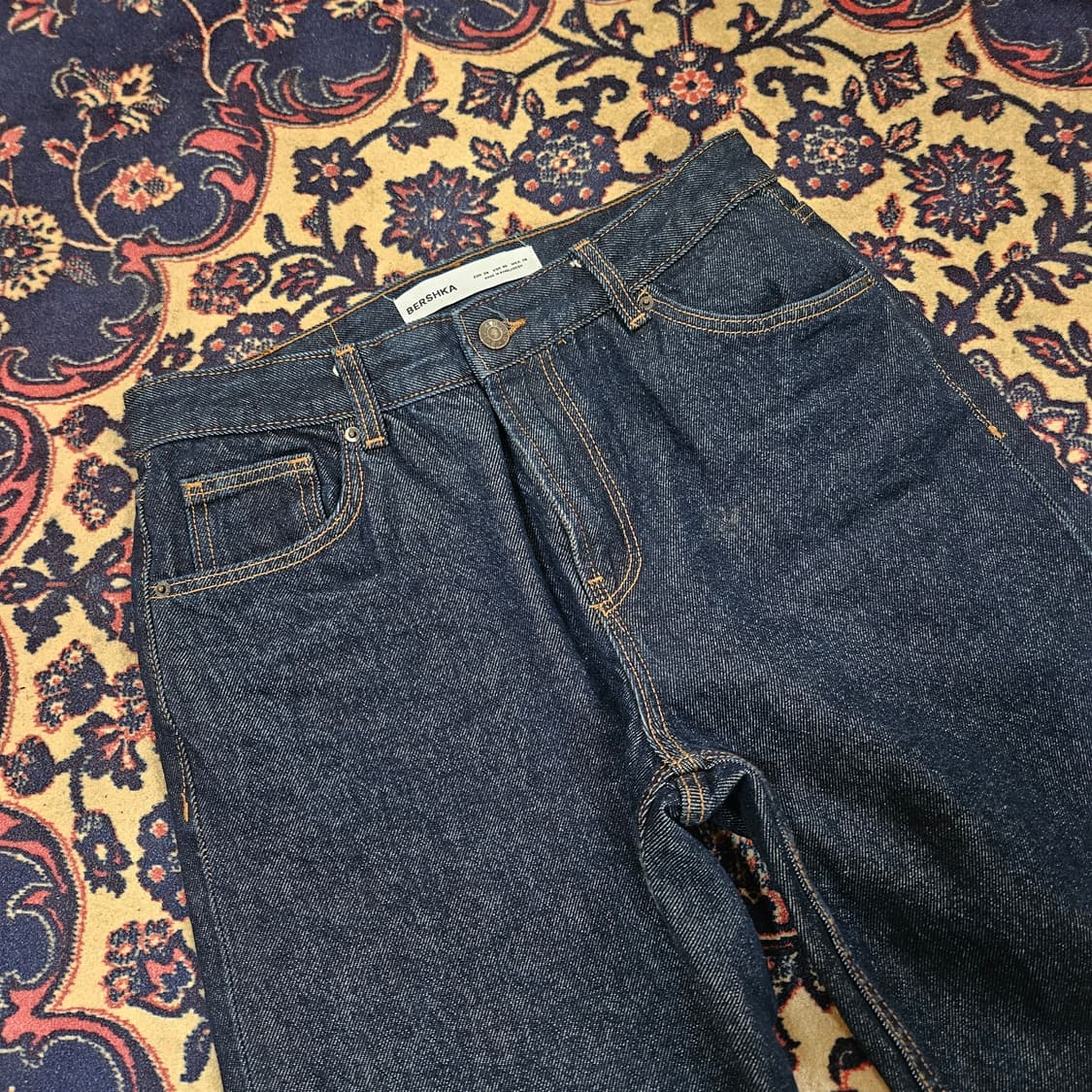 버쉬카(BERSHKA) 슬림 스트레이트 생지 데님 28size 상품이미지2