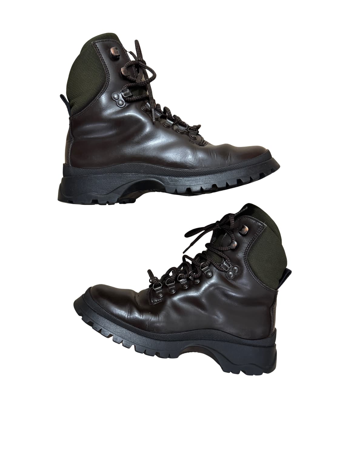 프라다 Y2K 스타일 컴뱃 부츠 상품이미지1