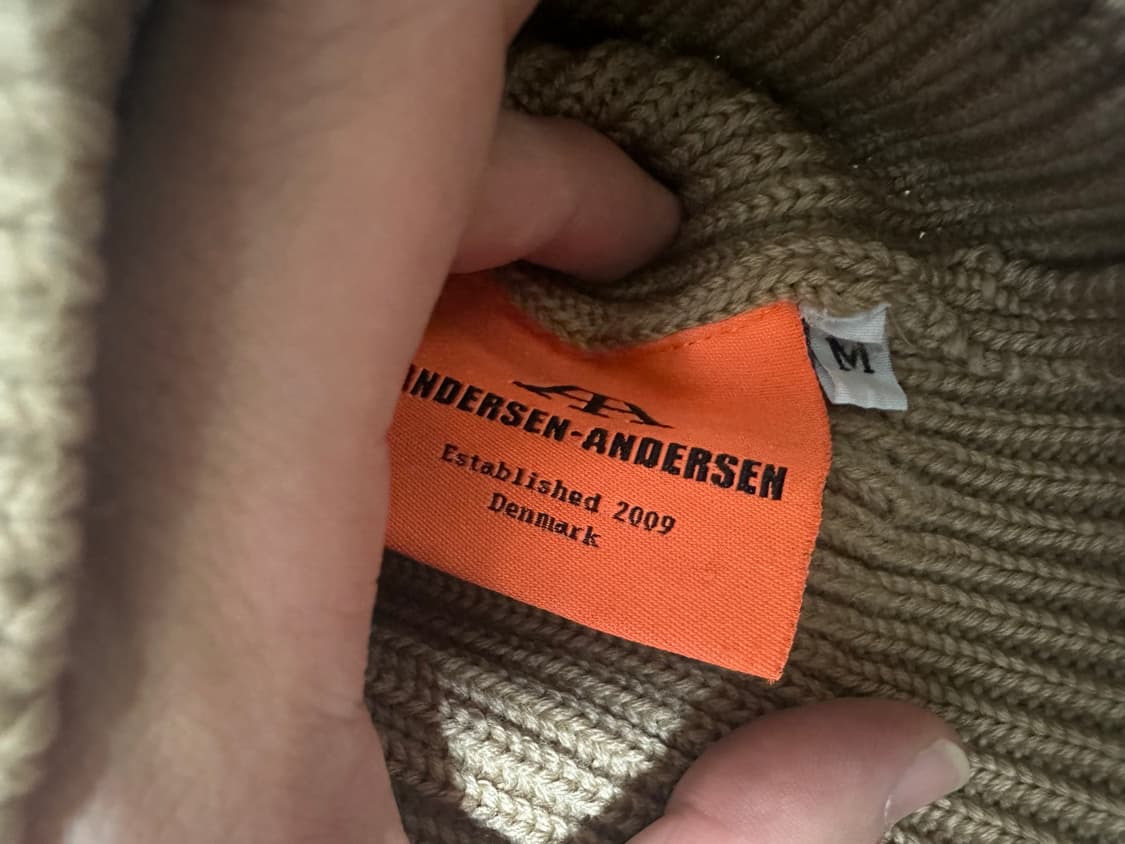 안데르센안데르센 크루넥 브라운M 상품이미지2