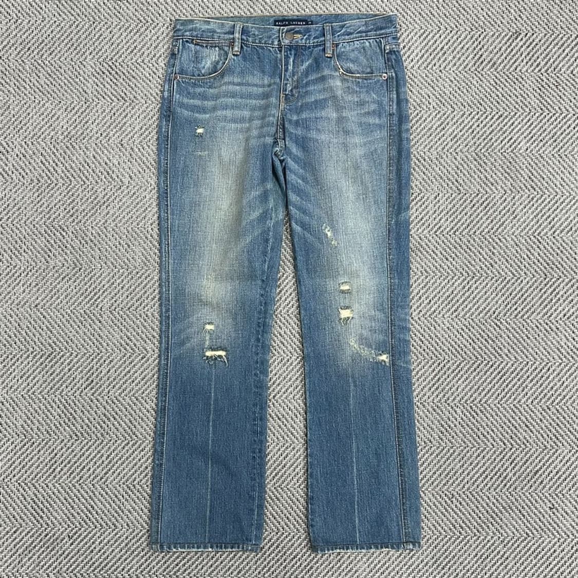 랄프로렌 워싱 데미지 데님팬츠 v0908 상품이미지1