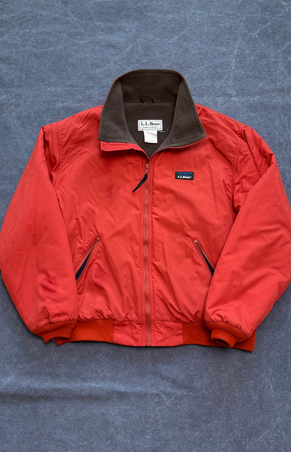 90s 엘엘빈 웜업 플리스 집업 자켓 상품이미지3