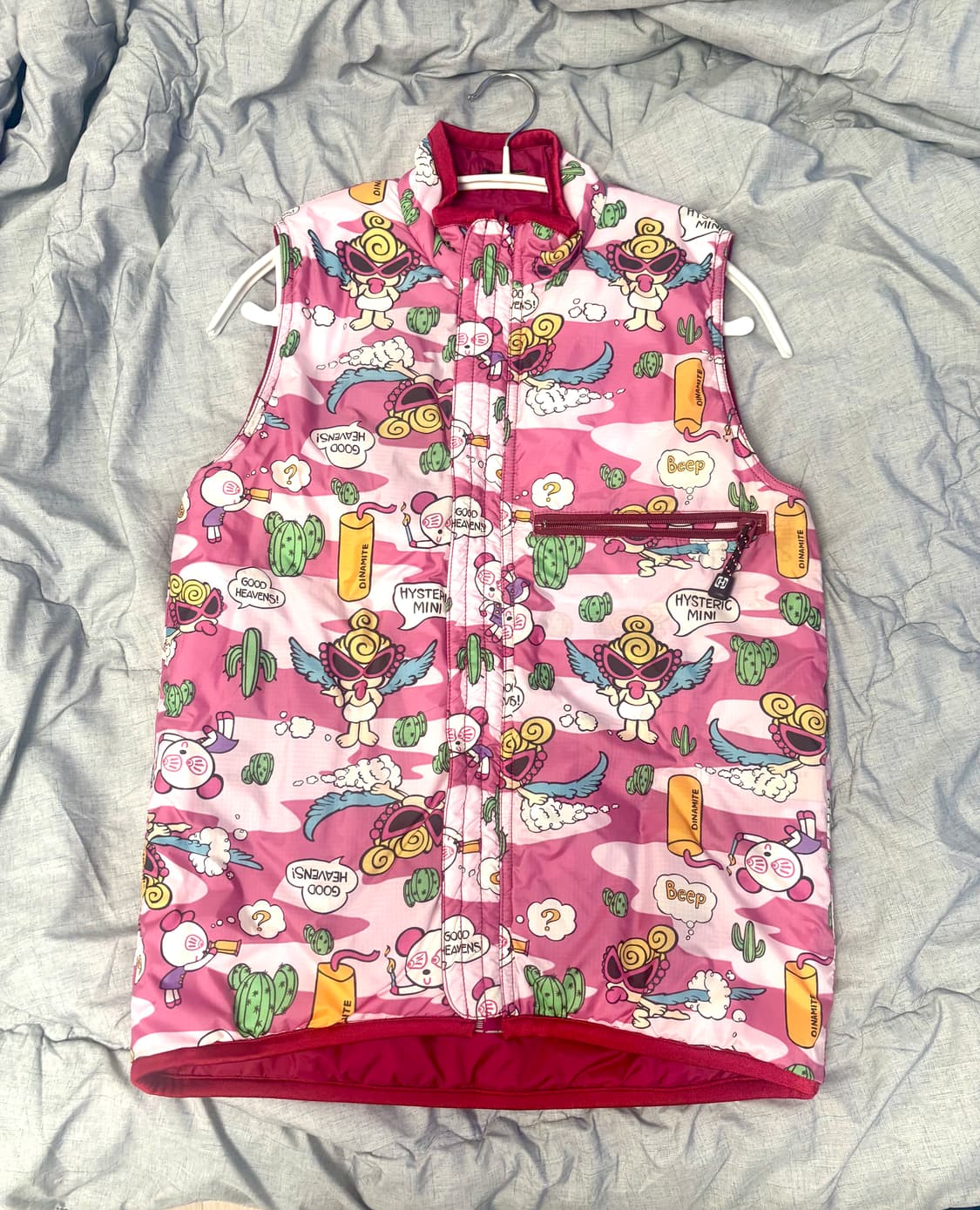 히스테릭 글래머 리버시블 베스트 패딩 상품이미지1