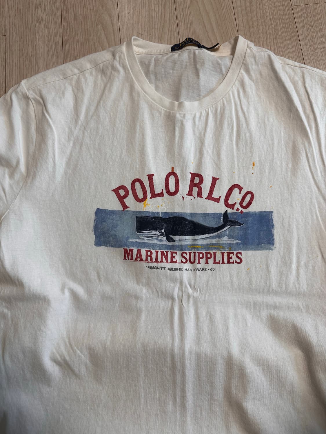 폴로랄프로렌 고래 티셔츠 L 상품이미지1