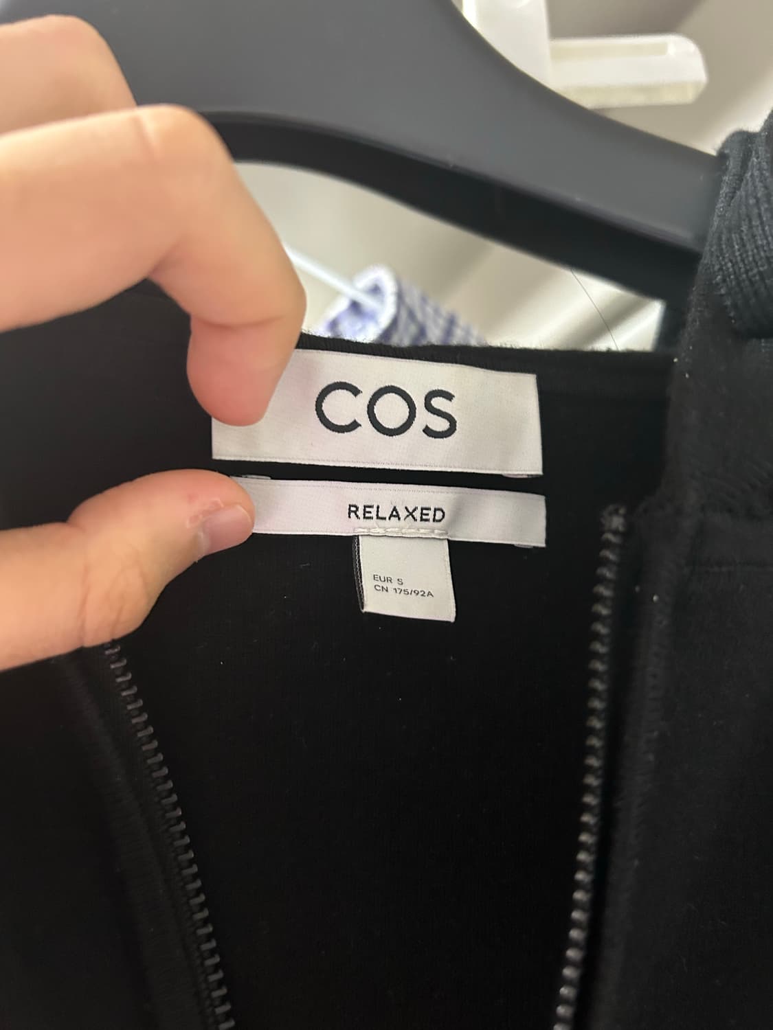 Cos 코스 릴렉스핏 니트 후드집업 s 상품이미지3