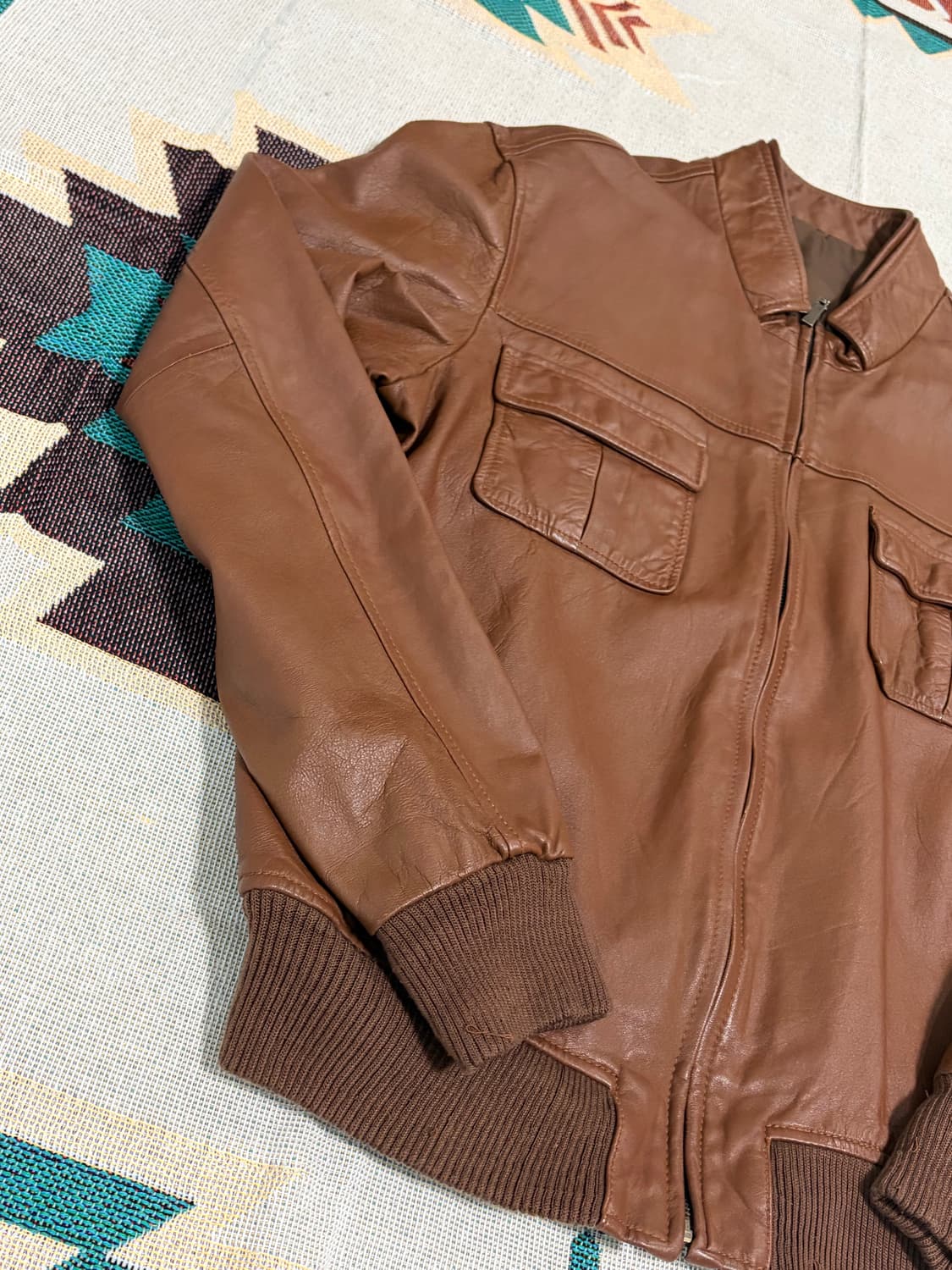 Italy sheep skin biker jacket / 양가죽 자켓 상품이미지3