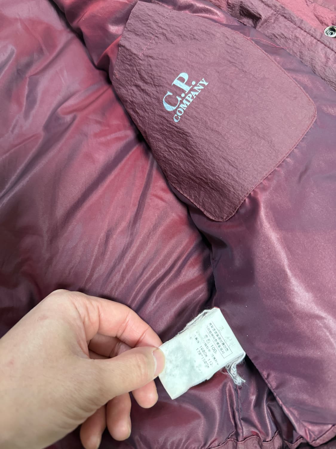 [정품] CP컴퍼니 가먼트 다잉 고글 후드패딩 상품이미지7