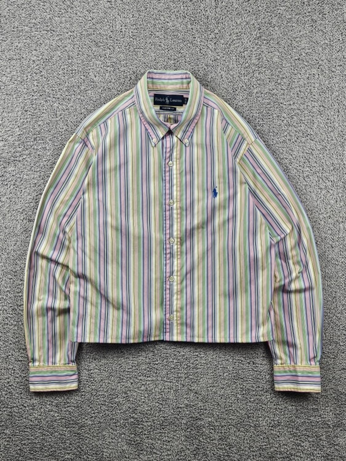 폴로랄프로렌 크롭 커스텀 멀티스트라이프 셔츠 ( S추정 ) / 11664 상품이미지1