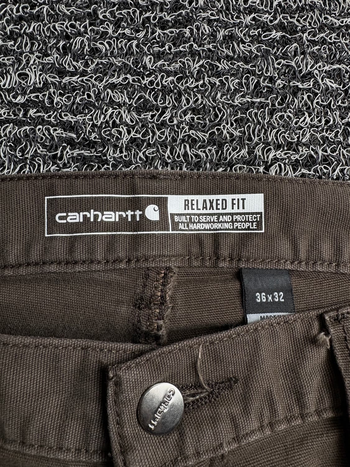 칼하트 시그니처 릴렉스 핏 카펜터 워크 팬츠 3672 상품이미지3