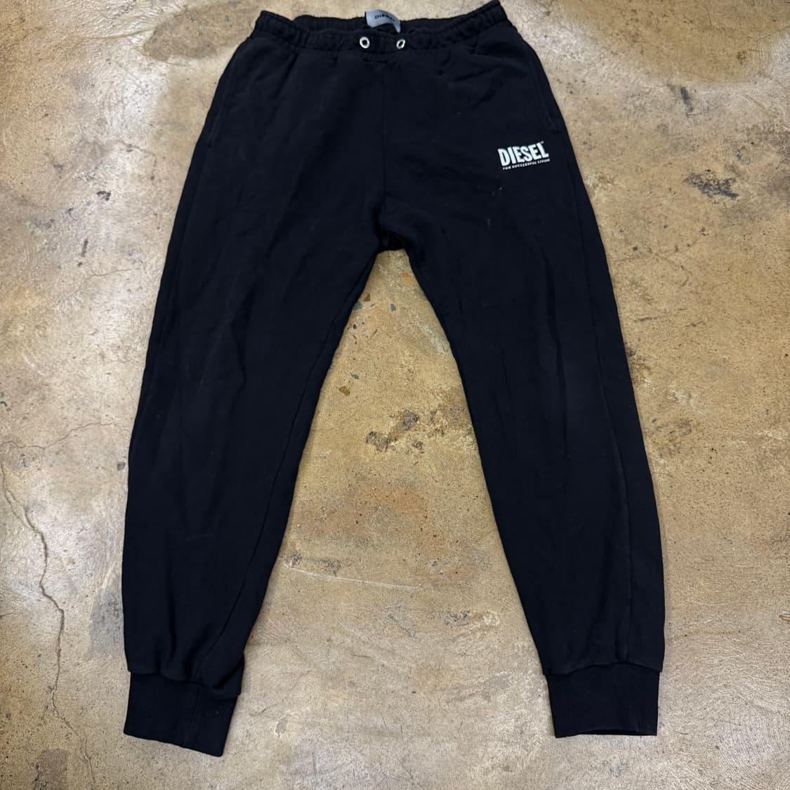 [정품/L] 디젤 로고 스웻 조거 팬츠 b8 상품이미지2