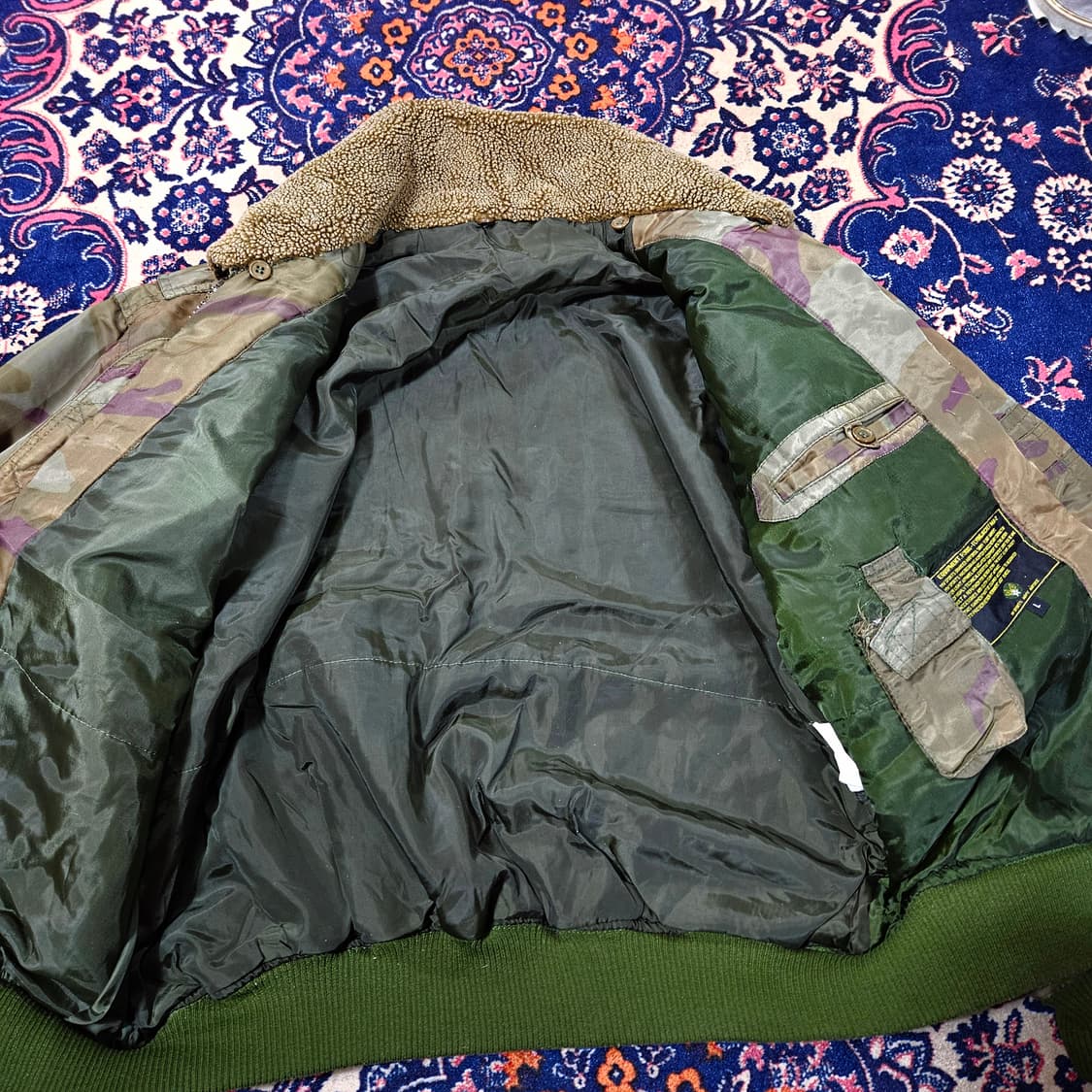 ARMY 90's Vintage MA-2 에어포스 플라잉 항공점퍼 상품이미지6