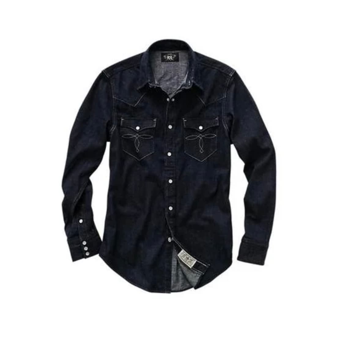 RRL 더블알엘 웨스턴 데님 셔츠 린스 XL 상품이미지1