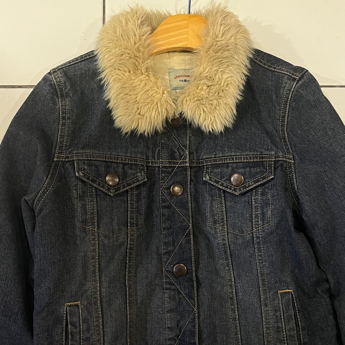 아베크롬비 양털 퍼 데님자켓 상품이미지2