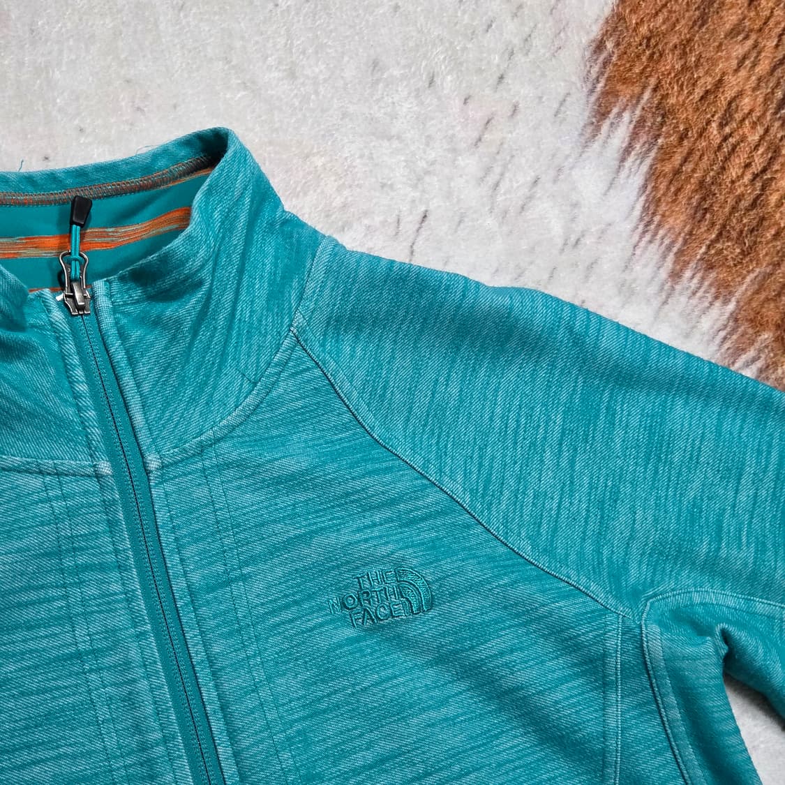 노스페이스 민트 스트라이프 폴리 집업 상품이미지2