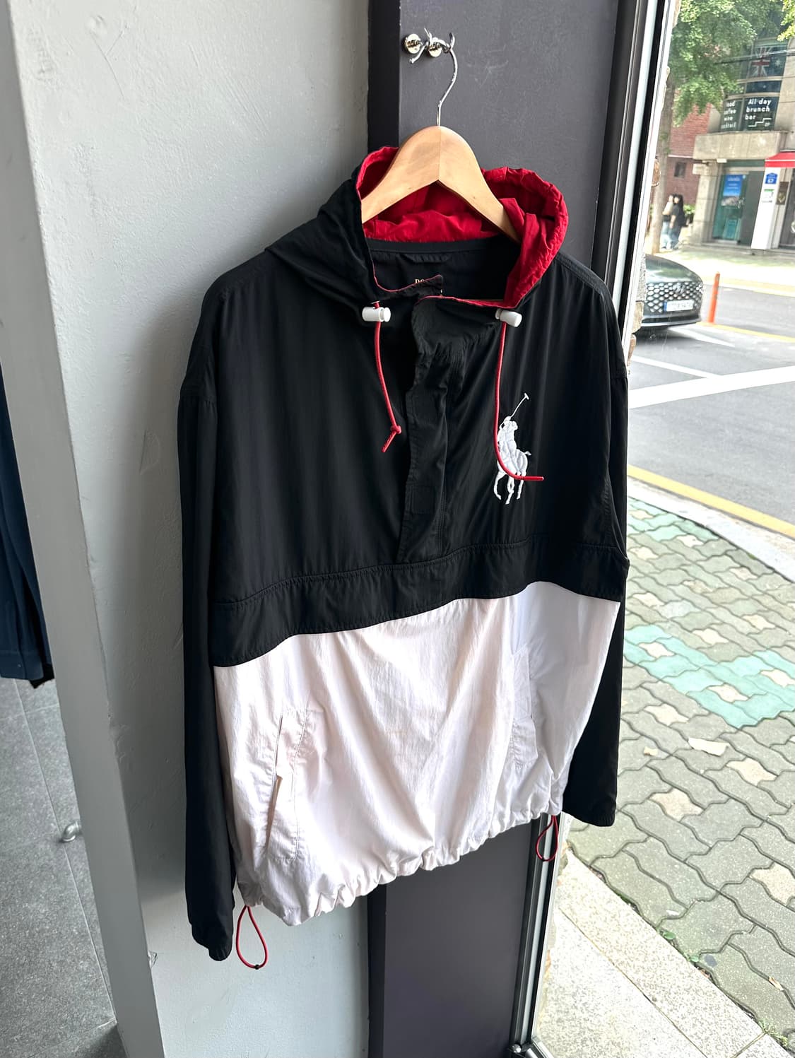 100~105/ 폴로 랄프로렌 배색 아노락 바람막이 상품이미지2