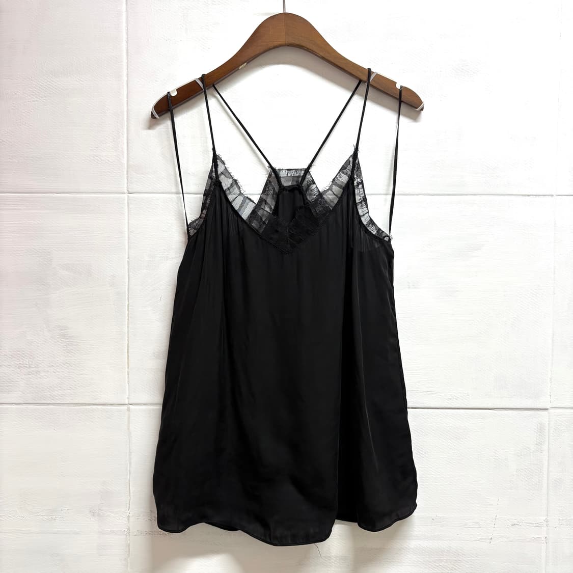 Massimo Dutti 마시모 뚜띠 블랙 레이스 슬립 나시 34 상품이미지1