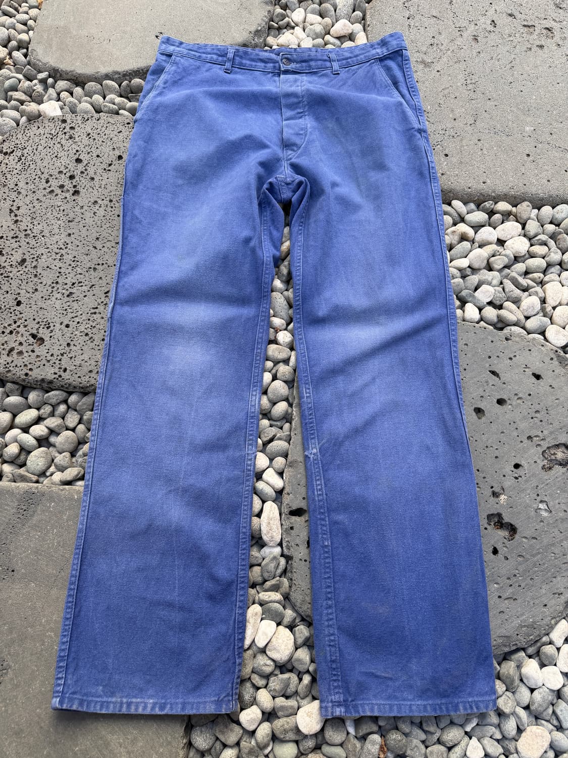 WASHED BLUE OLD VINTAGE 빈티지 프렌치워크팬츠 상품이미지1