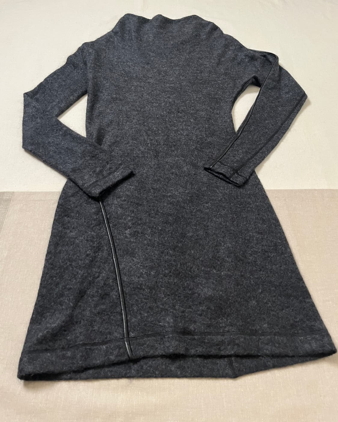 헬무트랭 하이넥 모헤어 비대칭 원피스 helmut lang 드레스 상품이미지5