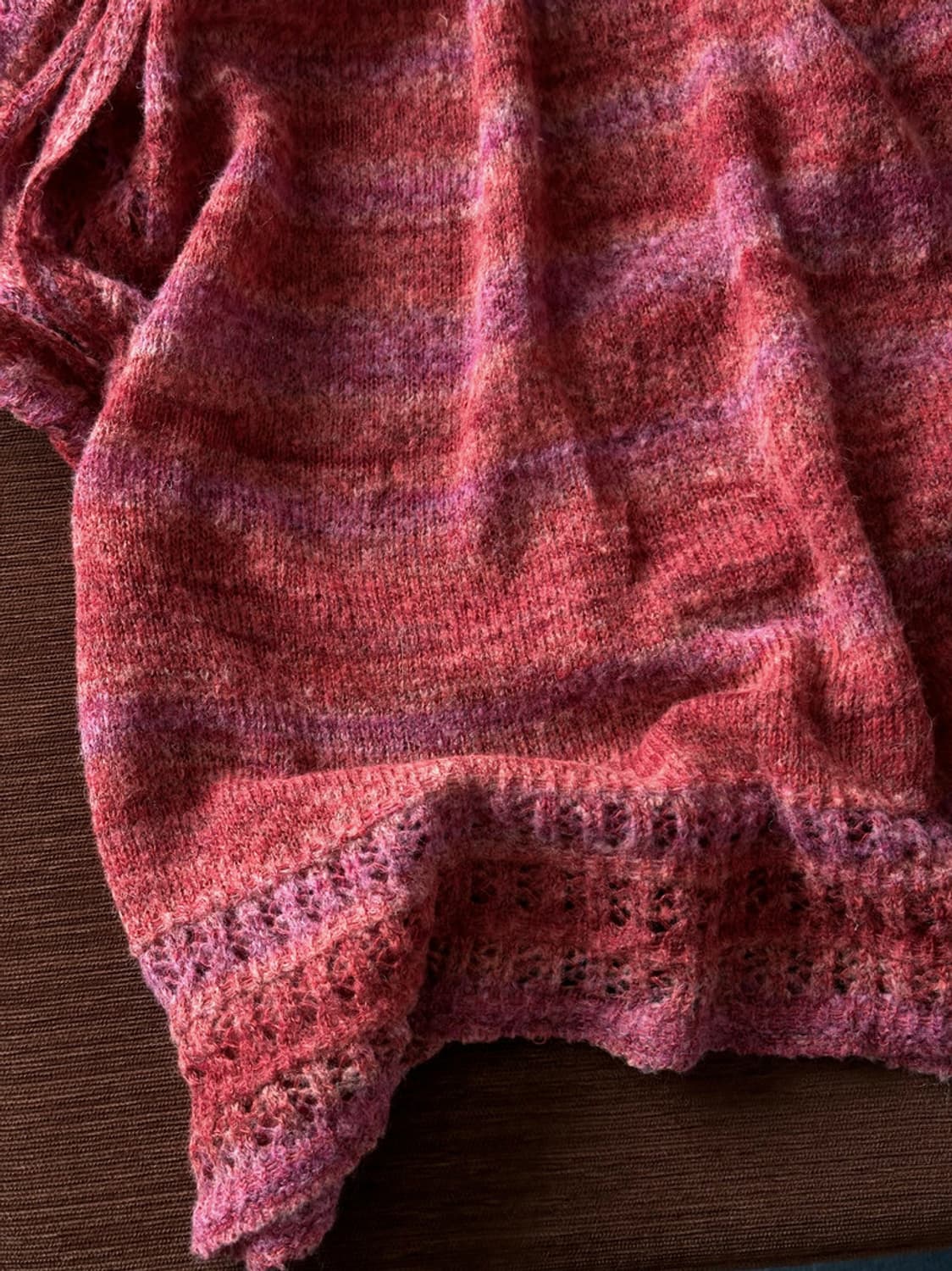 Brushed high gauge wide knit TOP 상품이미지4